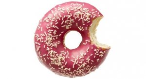  LA007 Donut truskawkowy 56g x 48