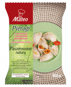 7035 MATEO Pierogi z soczewica i suszonymi pomidorami 450g 1x12