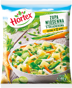 Hortex Zupa jarzynowa wiosenna 9-składnikowa  450g 1x14