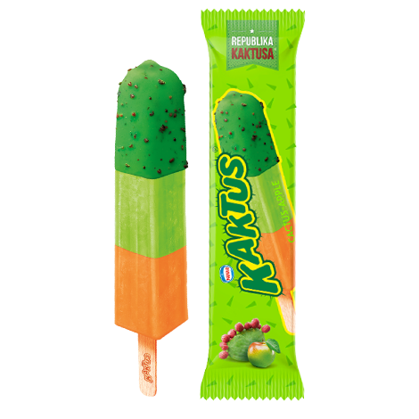 9192 Lody na Patyku Nestle KAKTUS JABŁKO 45ml 1x60