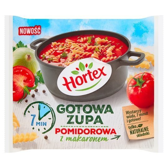 Zupa pomidorowa z makaronem gotowa do spożycie 450g 1x14