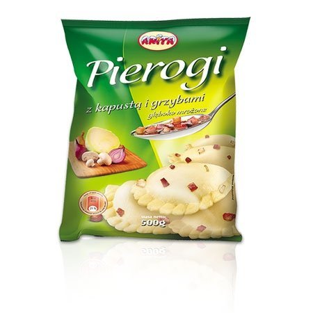 2007 Anita Pierogi z Kapustą i Grzybami 500g 1x12