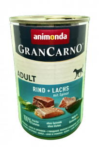  Animonda Gran Carno Adult wołowina i łosoś ze szpinakiem 400g.