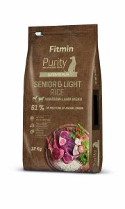 Fitmin Purity dog Rice Senior & Light Venision & Lamb 12kg