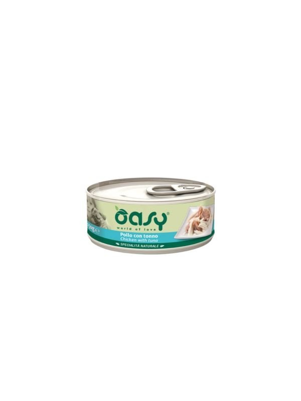 puszka karmy OASY NATURAL PIES - KURCZAK Z TUŃCZYKIEM 150G