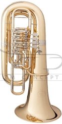 B&S tuba F Perantucci 30992WG-1-0GB PT-10, (4+1), złoty mosiądz, z futerałem gig-bag