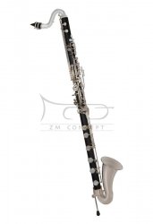 JOHN PACKER klarnet basowy Bb JP222, ABS, posrebrzane klapy, z futerałem