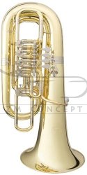 B&S tuba F Perantucci 50992WG-1-0GB PT-15, złoty mosiądz, z futerałem