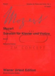 Mozart, Wolfgang Amadeus: Sonaty, Tom 3: na skrzypce i fortepian