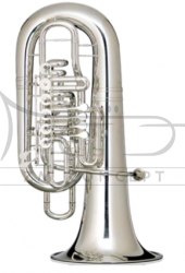 MELTON MEINL WESTON tuba F 6460-S Kodiak, wielkość 6/4, 6 wentyli obrotowych (4+2) posrebrzana, z futerałem typu gigbag