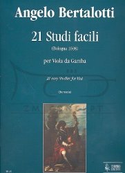 Bertalotti, Angelo : 21 studi facili : per viol da gamba