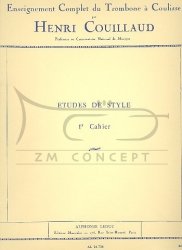 Couillaud Henri: Etudes de Style d’apres Bordogni (z. 1) - Enseignement Complet du Trombone a Coulisse (puzon suwakowy)