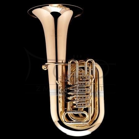 WESSEX tuba C Mahler model TC470L lakierowana, 4/4, wentyle obrotowe, z futerałem