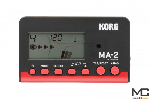 KORG metronom elektroniczny MA-2 czarno-czerwony