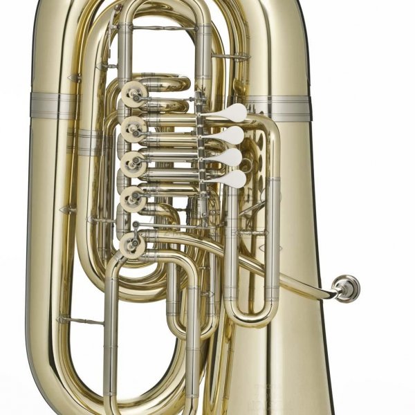 MELTON MEINL WESTON tuba C model 5450-L &quot;Thor&quot;, 5/4, 4 wentyle tłokowe (ze stali szlachetnej), lakierowana, z futerałem typu gigbag
