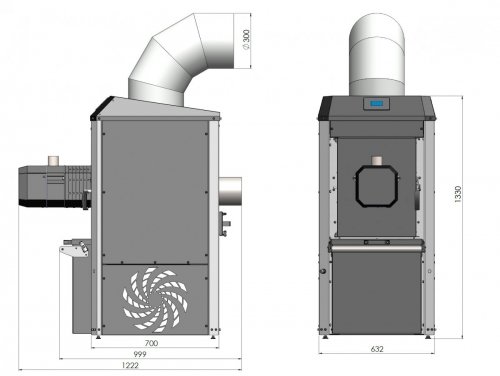 Nagrzewnica Powietrza Ventura 200kW
