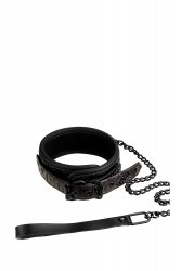 OBROŻA BLAZE COLLAR AND LEASH PURPLE