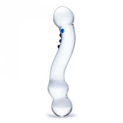 Zakrzywione dildo do punktu G Glas Curved G-Spot Glass Dildo