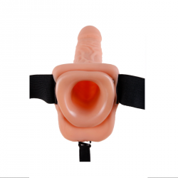 Pipedream Fetish Fantasy Series 7 Hollow Strap-On with Balls Light