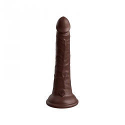 King Cock Silikonowe Dildo Elite 7 Dual Density Silicone Cock Brown