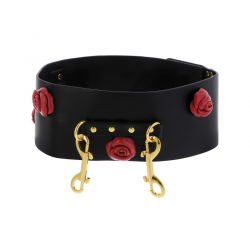 Taboom pas do kajdanek Wild Roses Bondage Belt L/XL