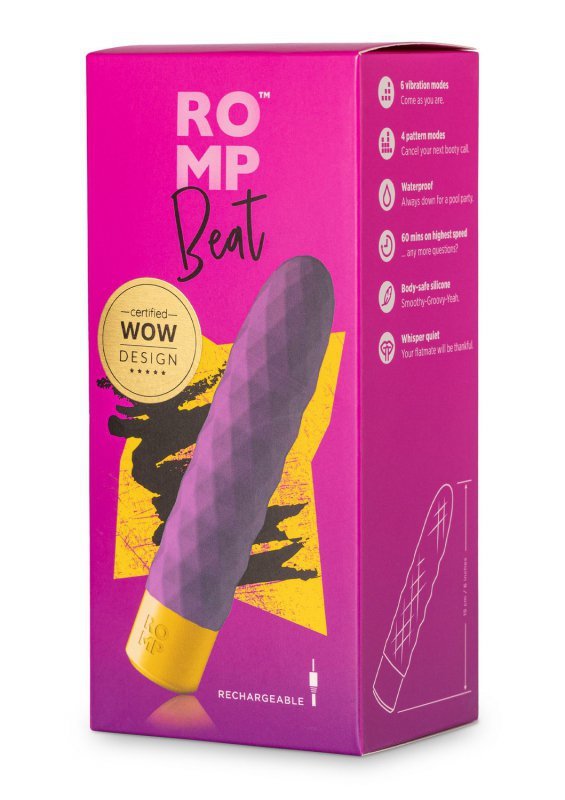 Niewielki wibrator typu bullet Romp Beat