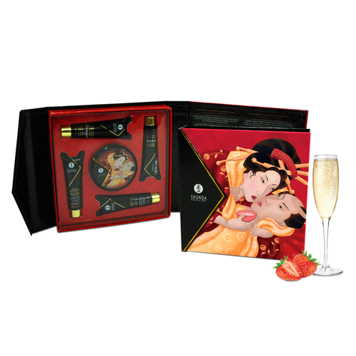 Shunga - Sparkling Strawberry Wine (zestaw)