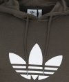 Adidas Originals Trefoil zielona męska bluza z kapturem DT7970