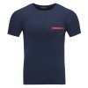 Emporio Armani t-shirt koszulka męska granatowa crew-neck