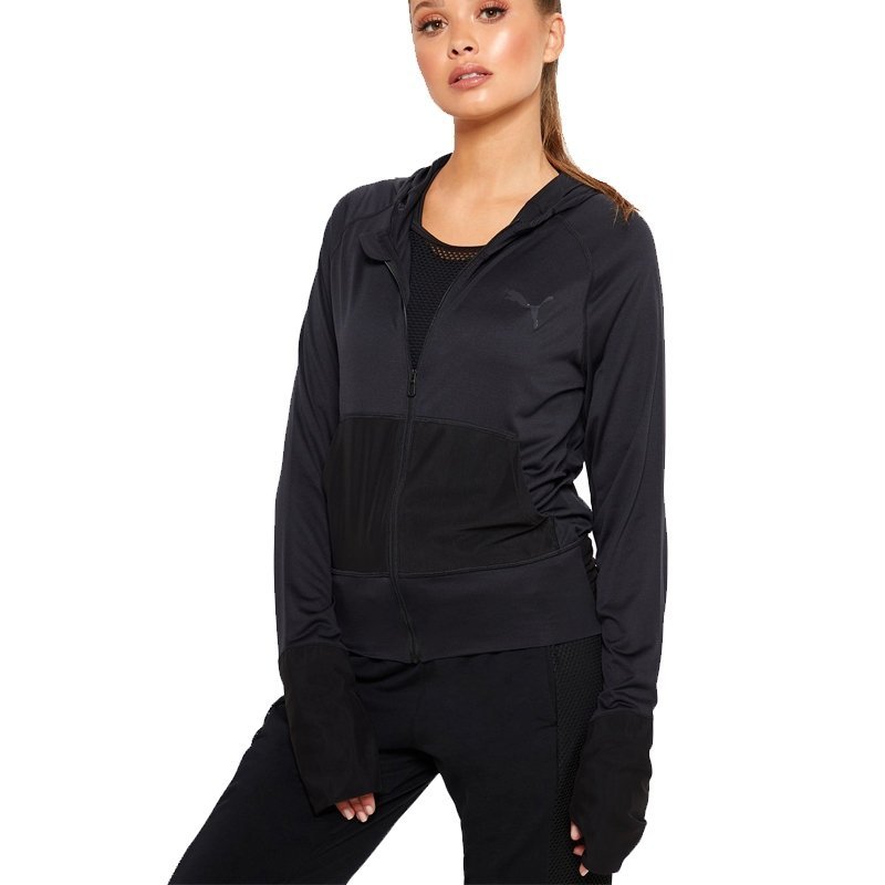Puma damska bluza fitness czarna 517415 02