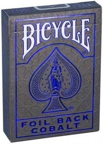 Bicycle Foil Back Cobalt