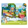 Tm Toys Zestaw figurek Bluey Gokart + 2 figurki piesków
