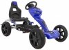 Gokart Grand Ride na pedały dla dzieci 3+ Niebieski + Koła EVA + Regulacja fotela + Hamulec ręczny