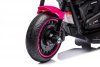 Motorek Chopper FASTER na akumulator dla dzieci Różowy + Radio FM + Panel audio + LED