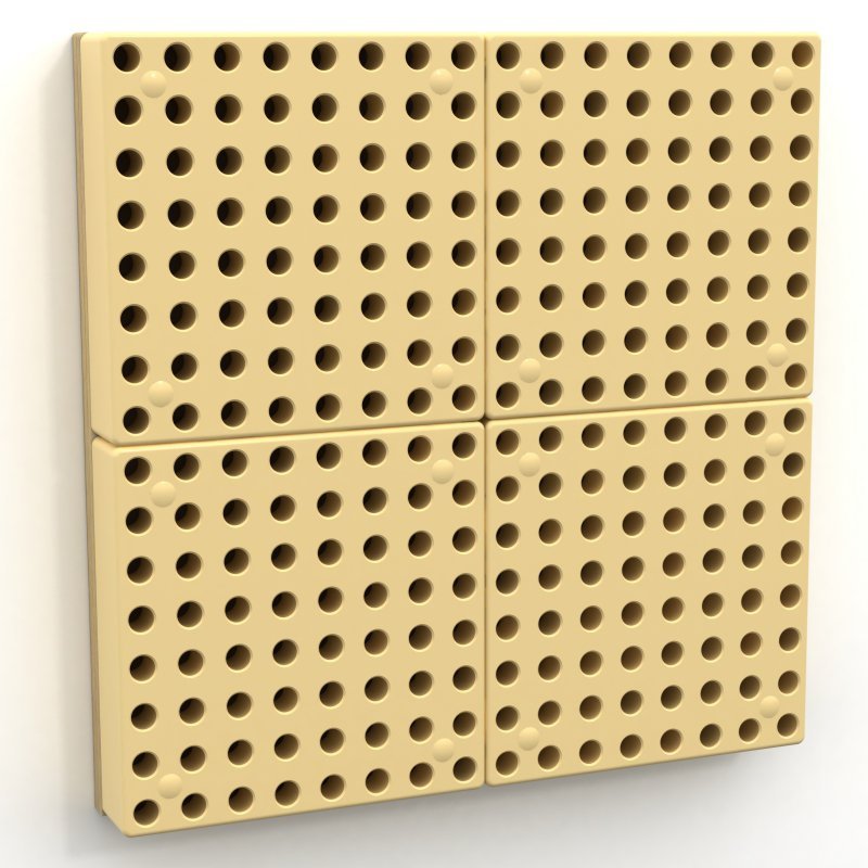 MASTERKIDZ Panel Ścienny Tablica Naukowa Kreatywna STEM + Panel Monatażowy   40 x 40 (cm)