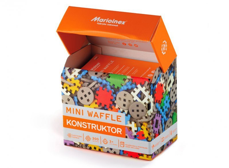 Marioinex Klocki konstrukcyjne Mini Wafle Konstruktor 300