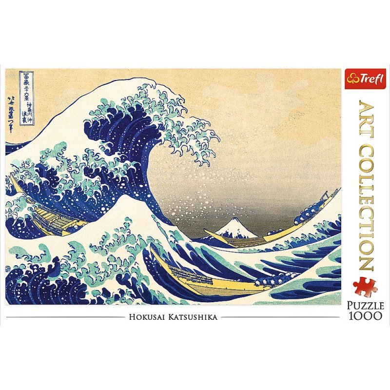 Trefl Puzzle 1000 elementów Art Collection Wielka fala w Kanagawie