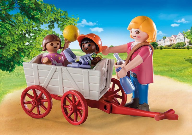Playmobil Zestaw z figurkami City Life 71258 Starter Pack Opiekunka z wózkiem