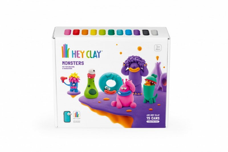 Tm Toys Masa plastyczna Hey Clay Zestaw Potwory