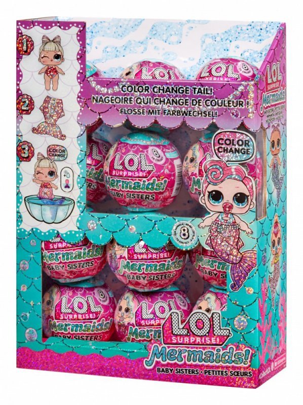 MGA Laleczka L.O.L. Surprise Mermaids Syrenka w kuli niespodzianka