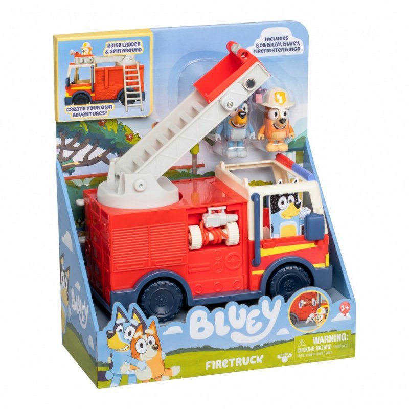 Tm Toys Zestaw figurek Bluey Wóz strażacki