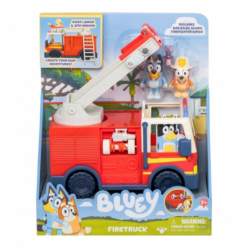 Tm Toys Zestaw figurek Bluey Wóz strażacki