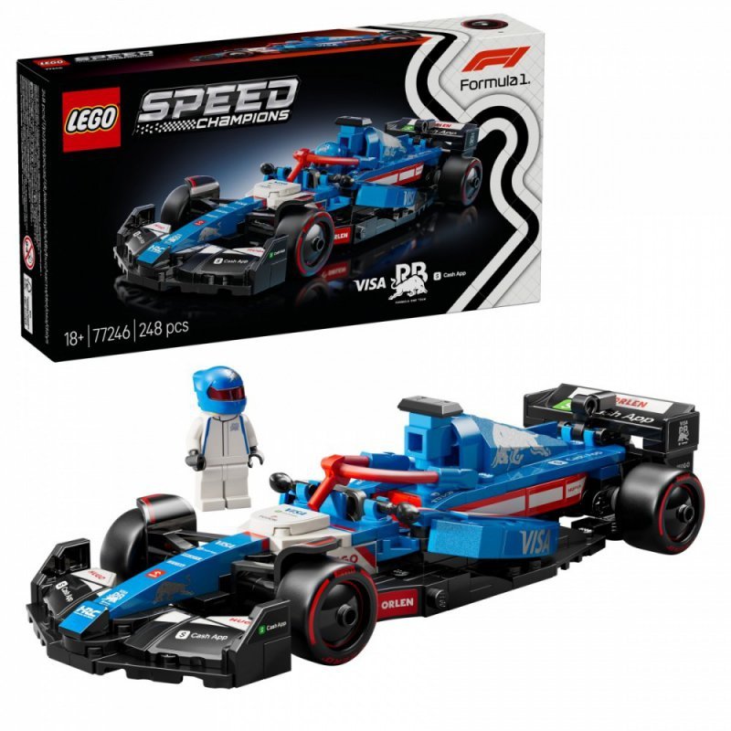 LEGO Klocki Speed Champions 77246 Bolid F1 Visa Cash App RB VCARB 01