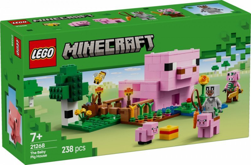 LEGO Klocki Minecraft 21268 Dom prosiaczka