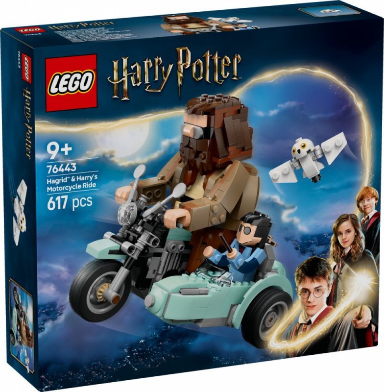 LEGO Klocki Harry Potter 76443 Przejażdżka motocyklowa Hagrida i Harry&#039;ego