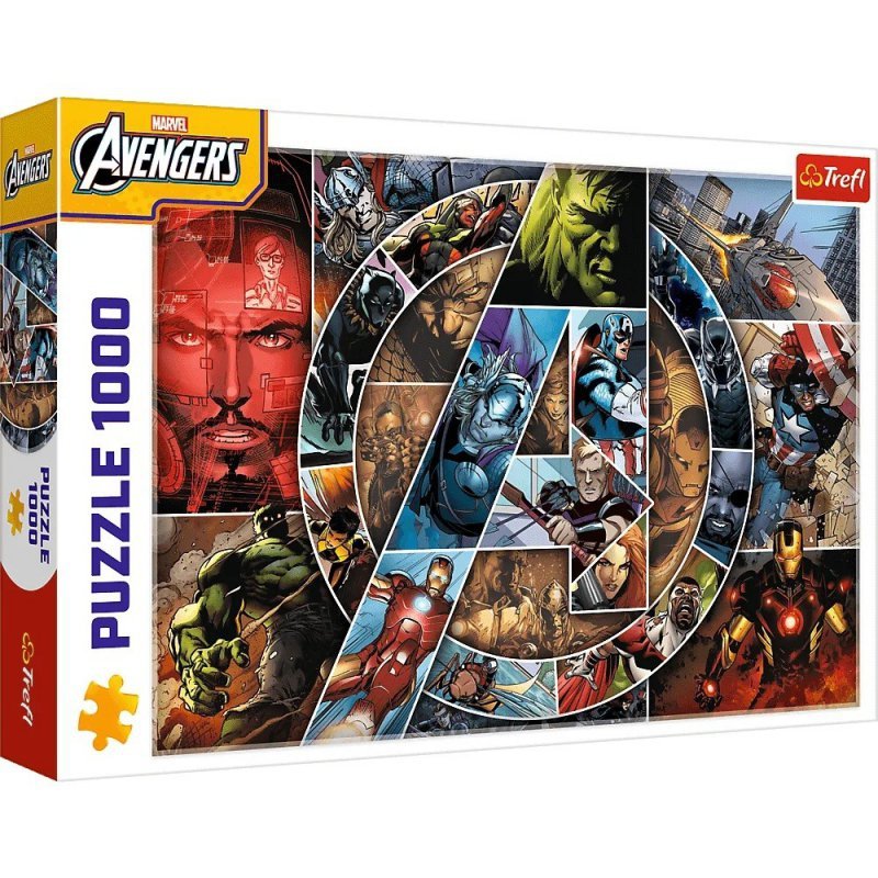 Trefl Puzzle 1000 elementów Avengers Bohaterowie