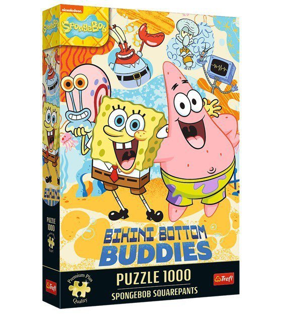 Trefl Puzzle 1000 elementów SpongeBob  Kanciastoporty