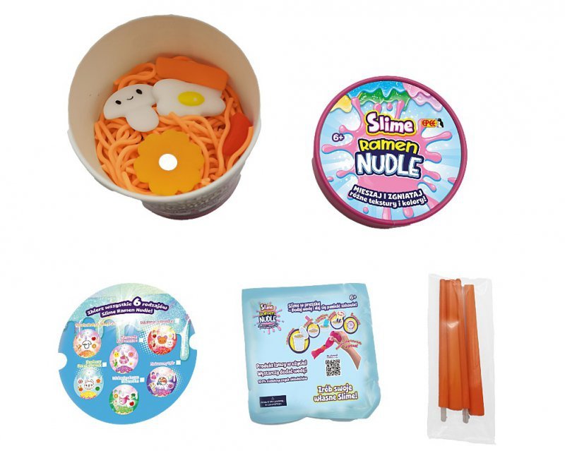 Epee Slime Ramen Nudle Uśmiechnięty Grzybek