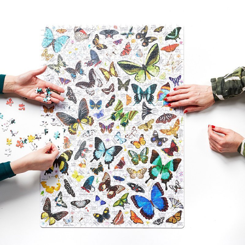 CzuCzu Puzzle Puzzlove Motyle 1000 elementów