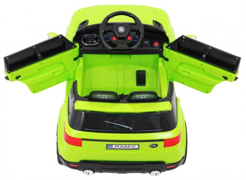 Autko Start Run na akumulator, Zielony SUV + Pilot